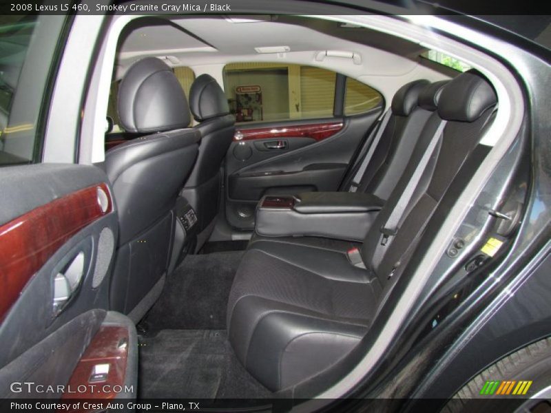 Smokey Granite Gray Mica / Black 2008 Lexus LS 460