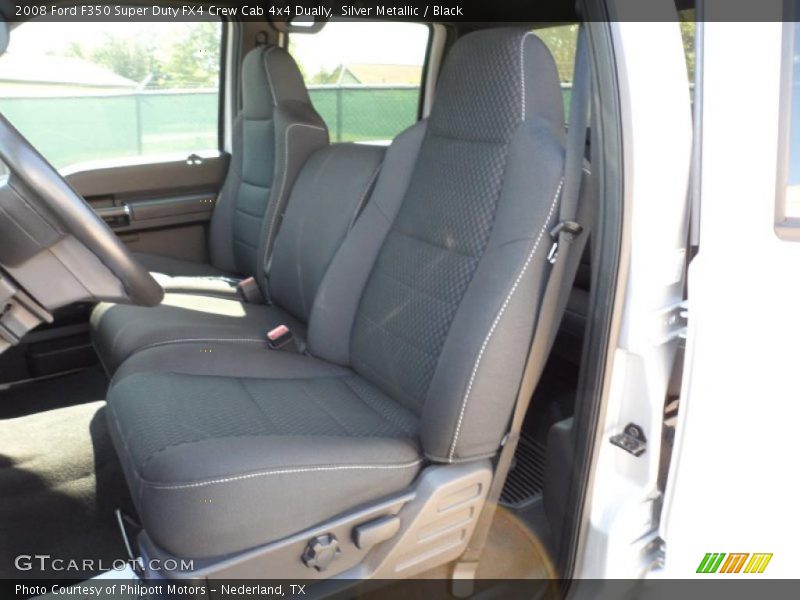 Silver Metallic / Black 2008 Ford F350 Super Duty FX4 Crew Cab 4x4 Dually