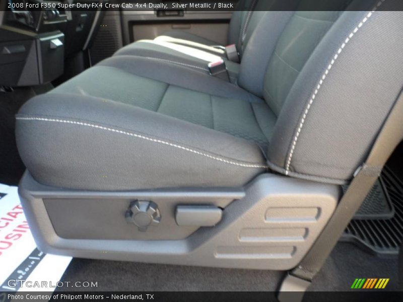 Silver Metallic / Black 2008 Ford F350 Super Duty FX4 Crew Cab 4x4 Dually