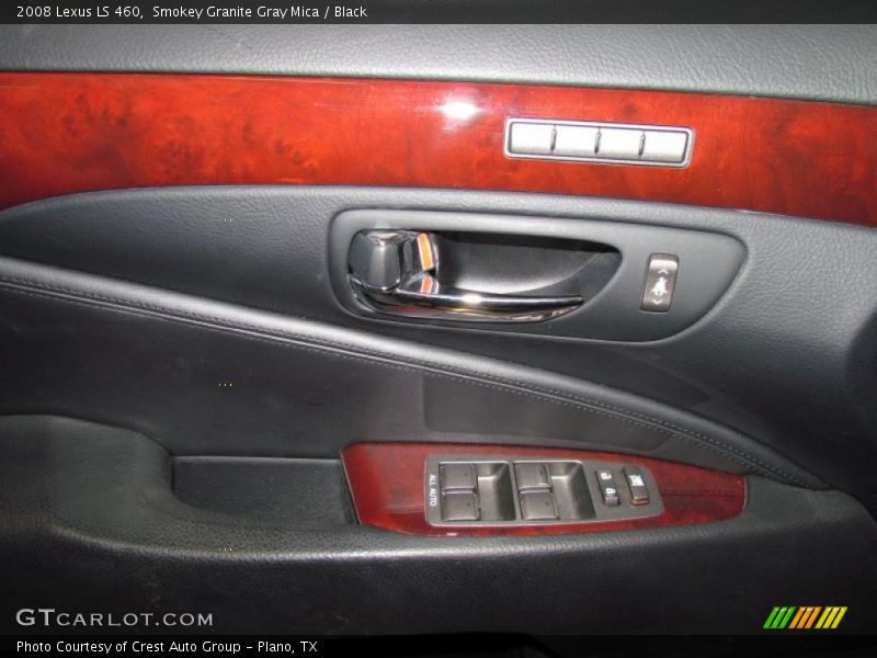 Smokey Granite Gray Mica / Black 2008 Lexus LS 460