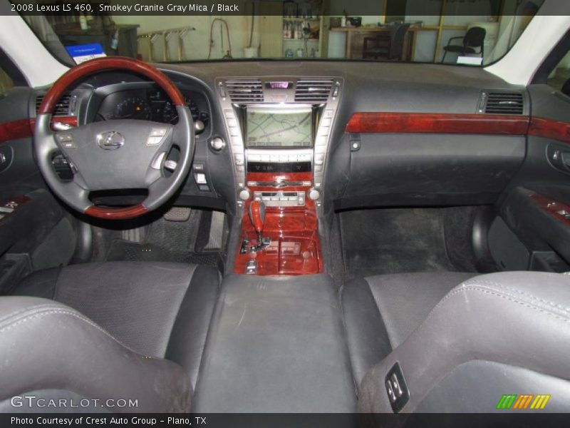 Smokey Granite Gray Mica / Black 2008 Lexus LS 460