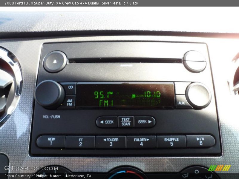 Silver Metallic / Black 2008 Ford F350 Super Duty FX4 Crew Cab 4x4 Dually