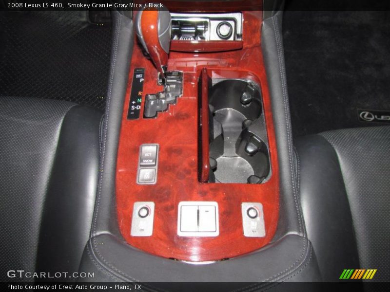 Smokey Granite Gray Mica / Black 2008 Lexus LS 460