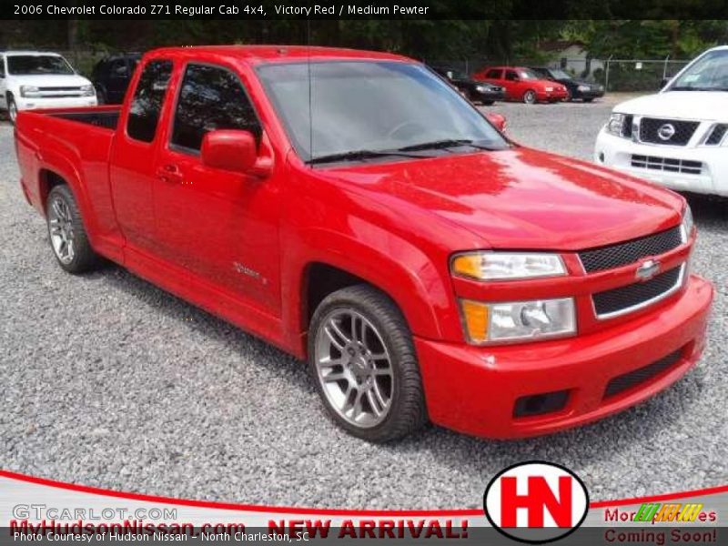 Victory Red / Medium Pewter 2006 Chevrolet Colorado Z71 Regular Cab 4x4