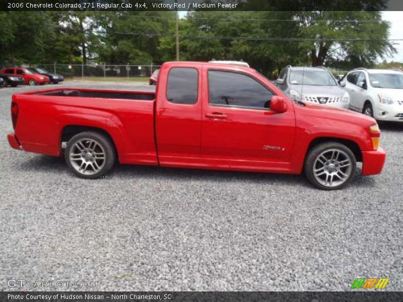 Victory Red / Medium Pewter 2006 Chevrolet Colorado Z71 Regular Cab 4x4