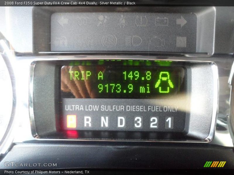 Silver Metallic / Black 2008 Ford F350 Super Duty FX4 Crew Cab 4x4 Dually