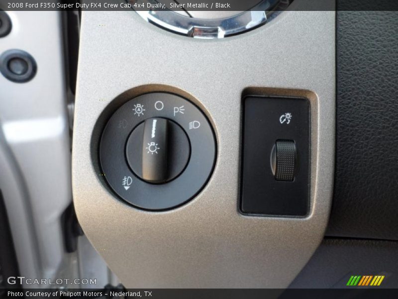 Silver Metallic / Black 2008 Ford F350 Super Duty FX4 Crew Cab 4x4 Dually