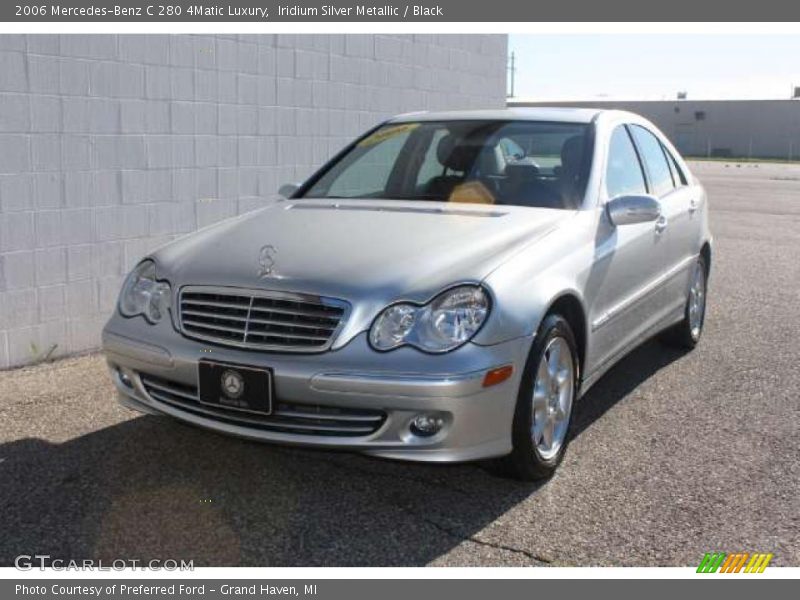 Iridium Silver Metallic / Black 2006 Mercedes-Benz C 280 4Matic Luxury