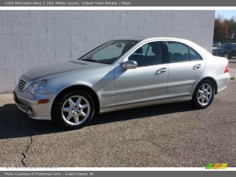 Iridium Silver Metallic / Black 2006 Mercedes-Benz C 280 4Matic Luxury