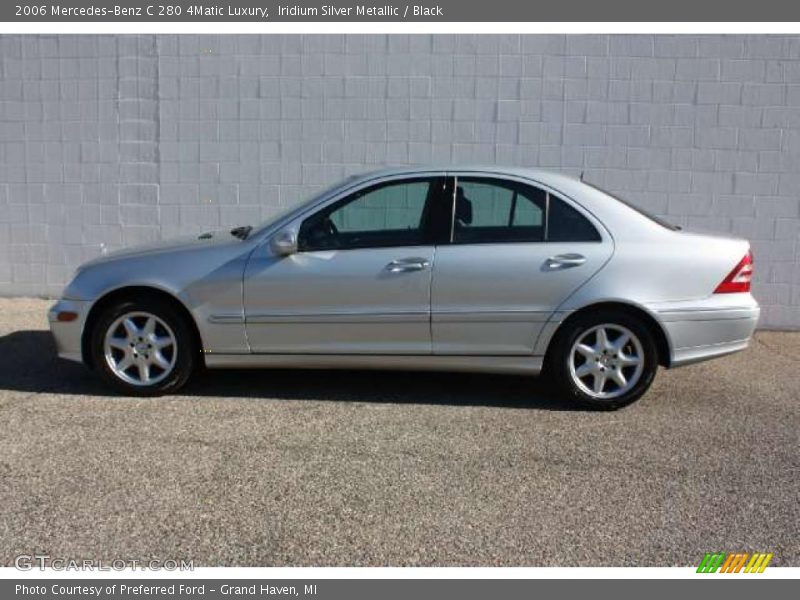 Iridium Silver Metallic / Black 2006 Mercedes-Benz C 280 4Matic Luxury