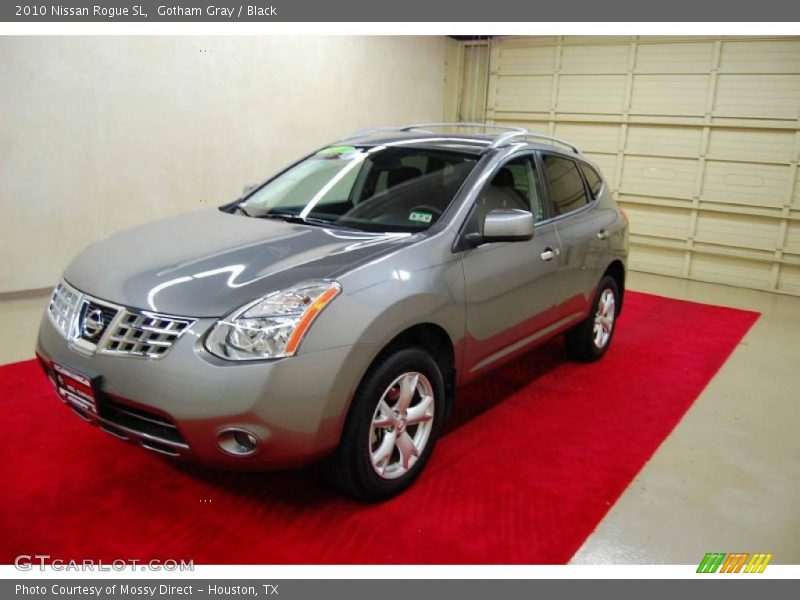 Gotham Gray / Black 2010 Nissan Rogue SL