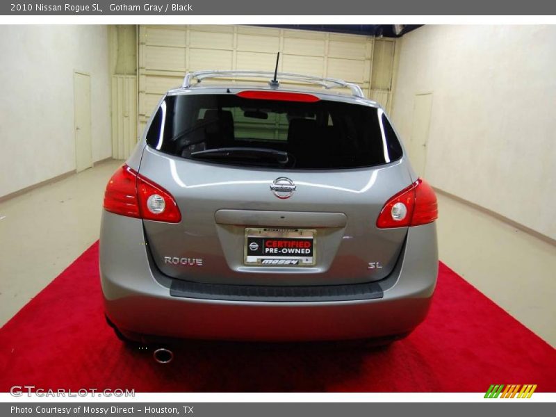 Gotham Gray / Black 2010 Nissan Rogue SL