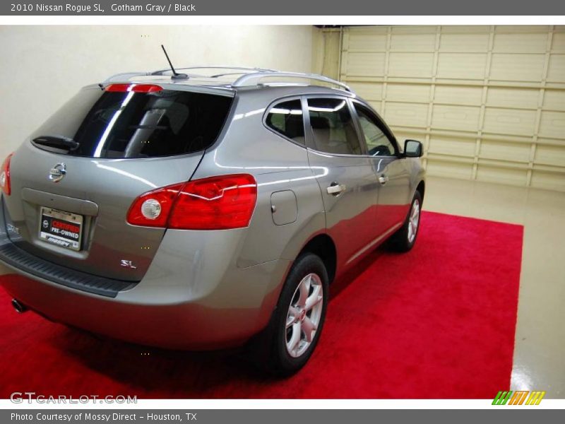 Gotham Gray / Black 2010 Nissan Rogue SL