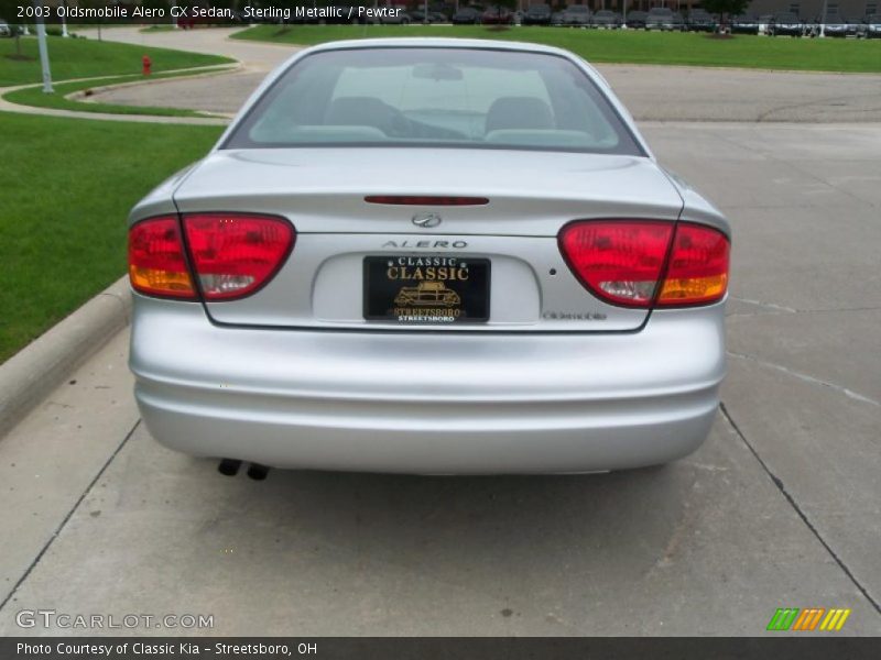 Sterling Metallic / Pewter 2003 Oldsmobile Alero GX Sedan