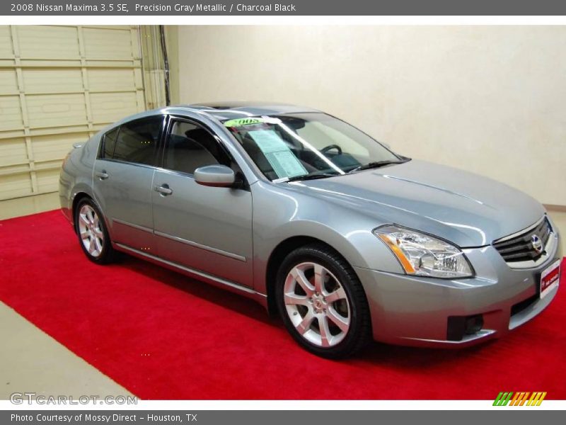 Precision Gray Metallic / Charcoal Black 2008 Nissan Maxima 3.5 SE