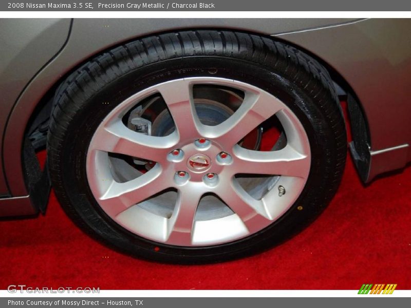 Precision Gray Metallic / Charcoal Black 2008 Nissan Maxima 3.5 SE