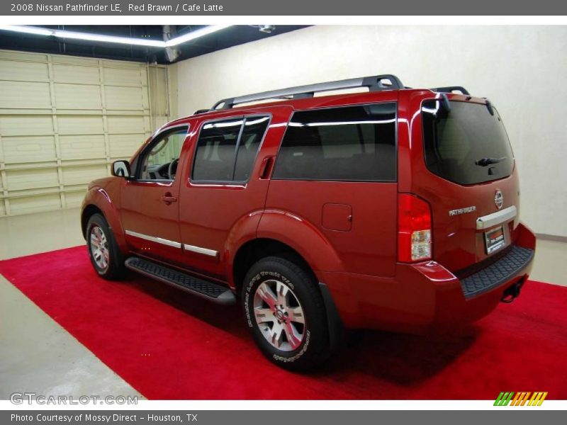 Red Brawn / Cafe Latte 2008 Nissan Pathfinder LE