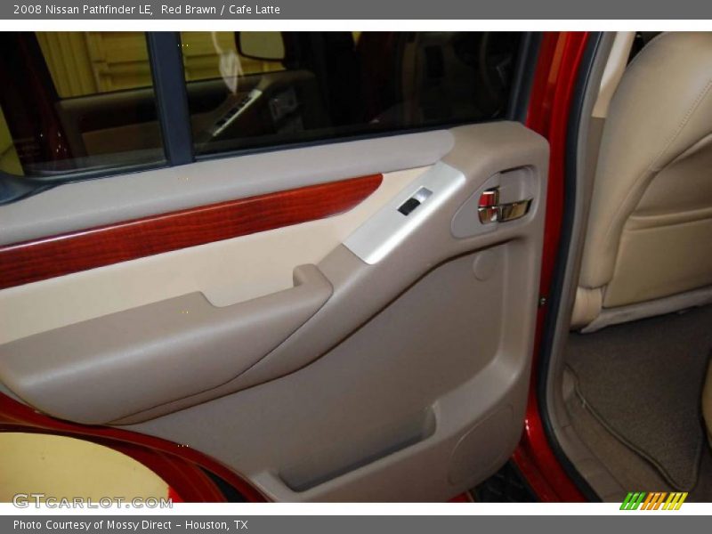Red Brawn / Cafe Latte 2008 Nissan Pathfinder LE