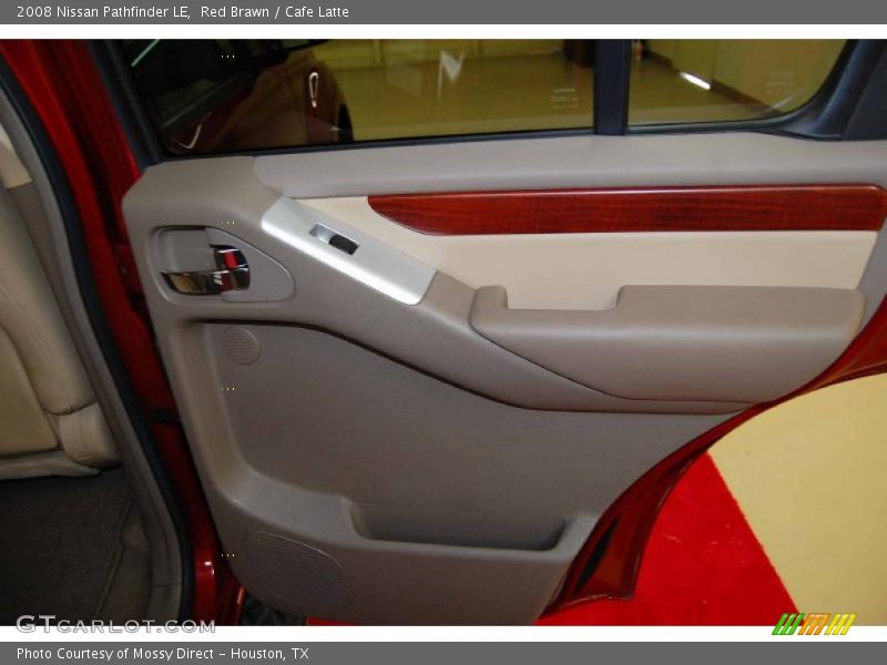 Red Brawn / Cafe Latte 2008 Nissan Pathfinder LE