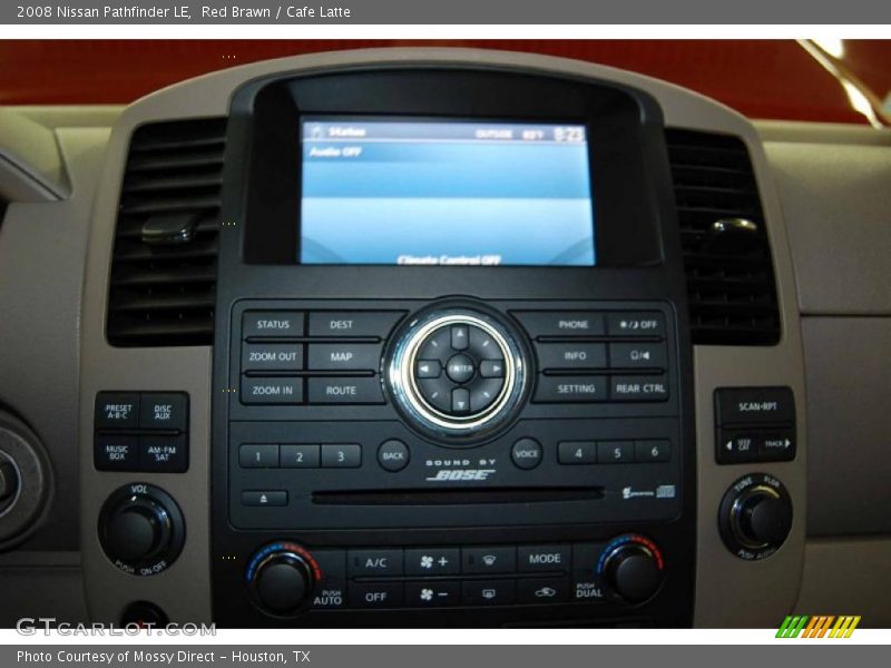 Red Brawn / Cafe Latte 2008 Nissan Pathfinder LE