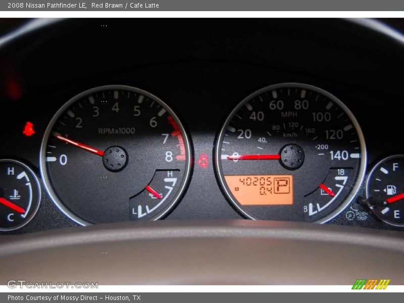 Red Brawn / Cafe Latte 2008 Nissan Pathfinder LE