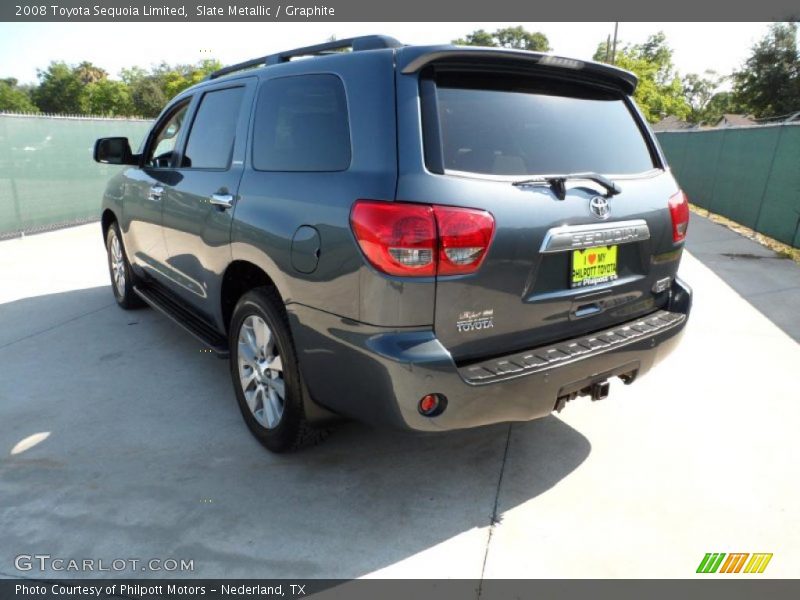 Slate Metallic / Graphite 2008 Toyota Sequoia Limited