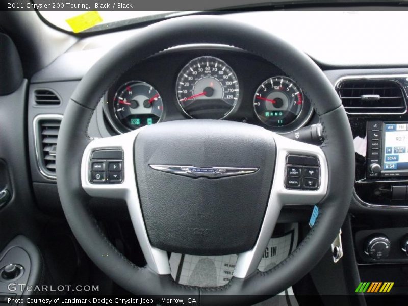 Black / Black 2011 Chrysler 200 Touring