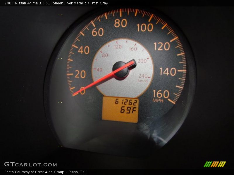 Sheer Silver Metallic / Frost Gray 2005 Nissan Altima 3.5 SE