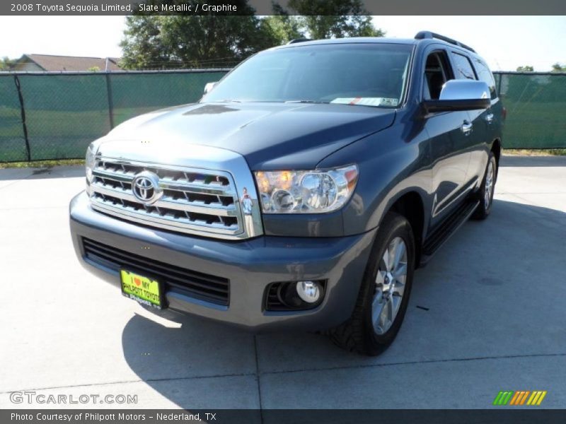 Slate Metallic / Graphite 2008 Toyota Sequoia Limited