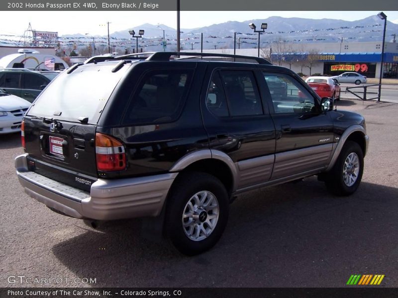 Ebony Black / Beige 2002 Honda Passport EX 4WD