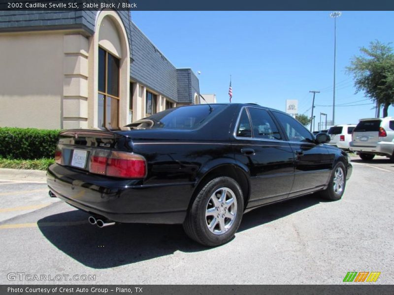 Sable Black / Black 2002 Cadillac Seville SLS