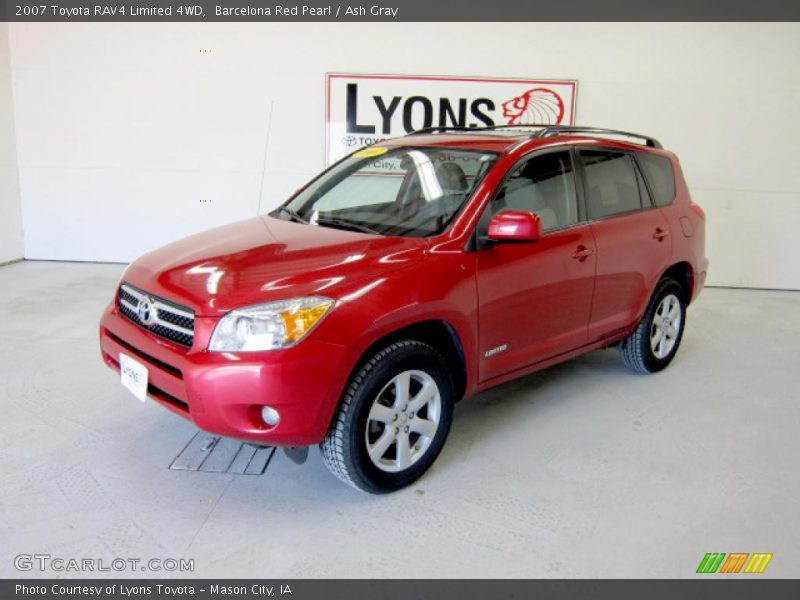 Barcelona Red Pearl / Ash Gray 2007 Toyota RAV4 Limited 4WD
