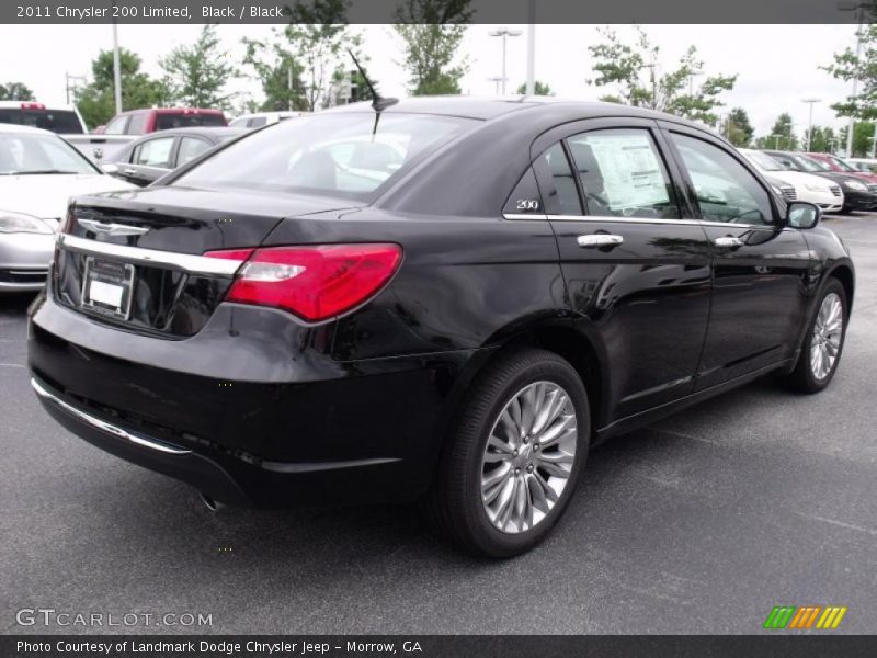Black / Black 2011 Chrysler 200 Limited
