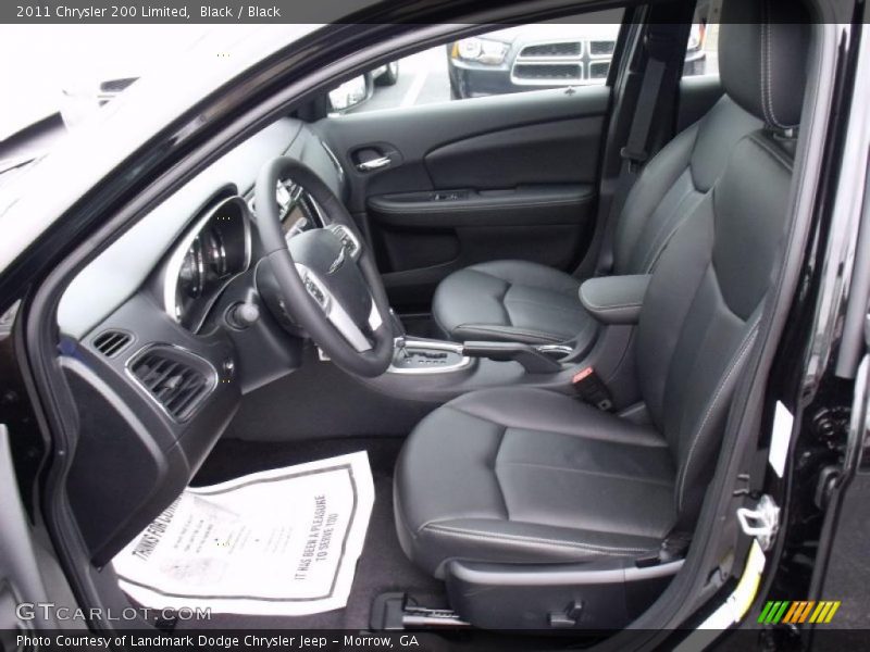 Black / Black 2011 Chrysler 200 Limited