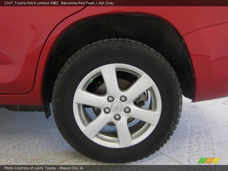 Barcelona Red Pearl / Ash Gray 2007 Toyota RAV4 Limited 4WD