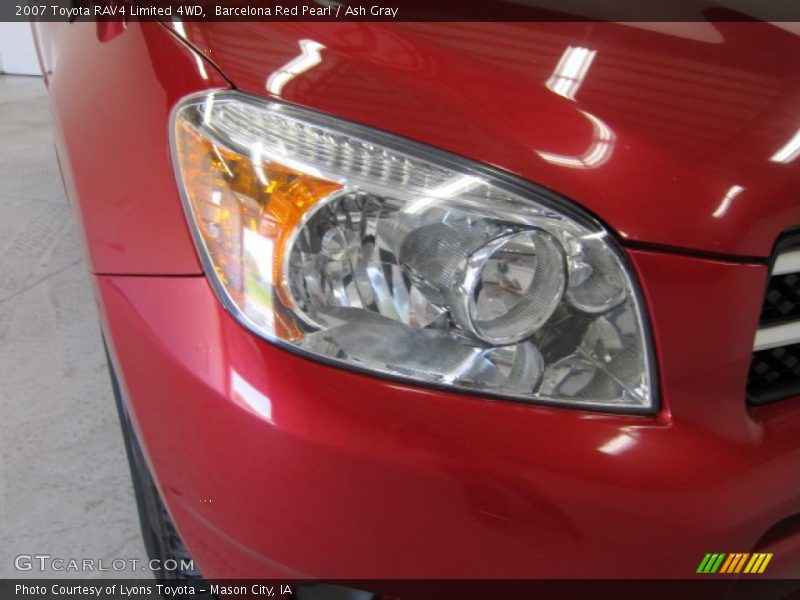 Barcelona Red Pearl / Ash Gray 2007 Toyota RAV4 Limited 4WD