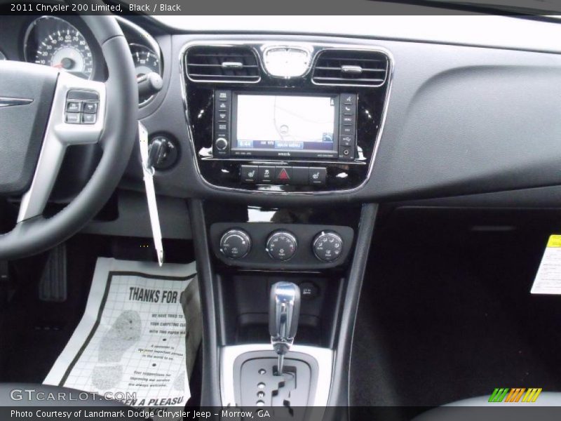 Black / Black 2011 Chrysler 200 Limited