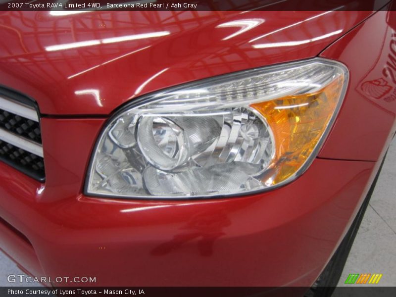 Barcelona Red Pearl / Ash Gray 2007 Toyota RAV4 Limited 4WD