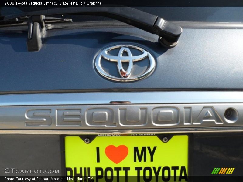 Slate Metallic / Graphite 2008 Toyota Sequoia Limited