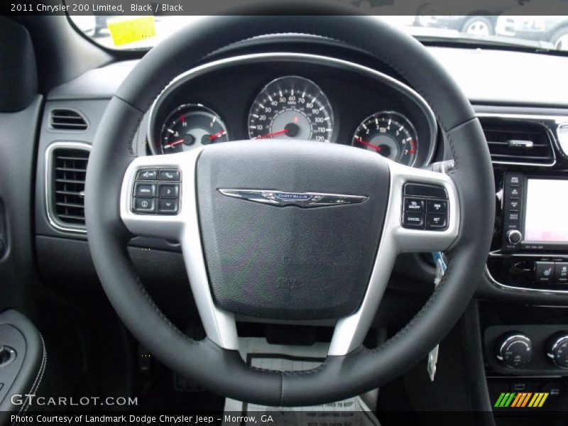Black / Black 2011 Chrysler 200 Limited