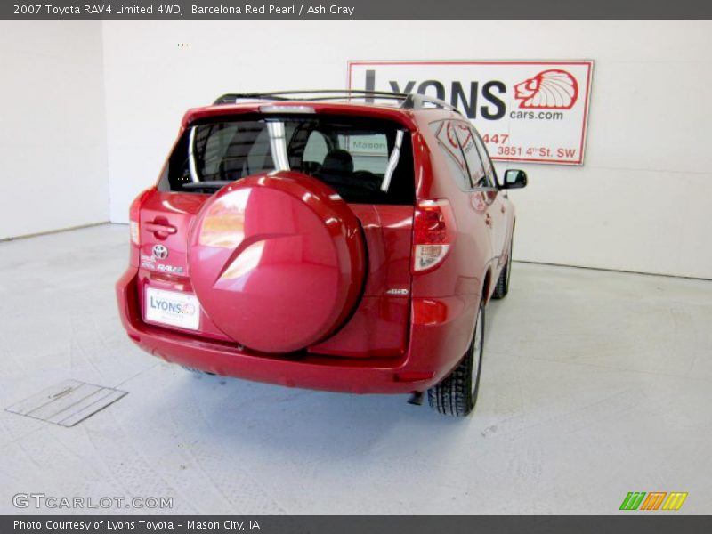 Barcelona Red Pearl / Ash Gray 2007 Toyota RAV4 Limited 4WD