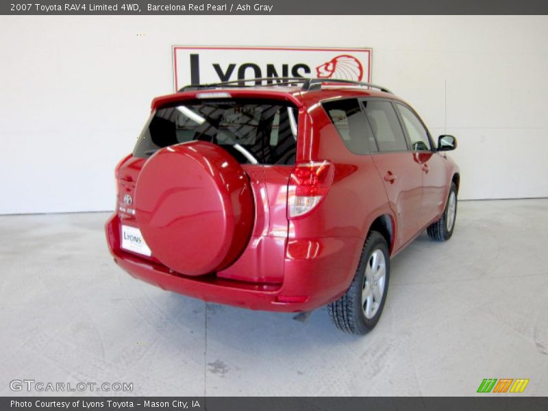 Barcelona Red Pearl / Ash Gray 2007 Toyota RAV4 Limited 4WD