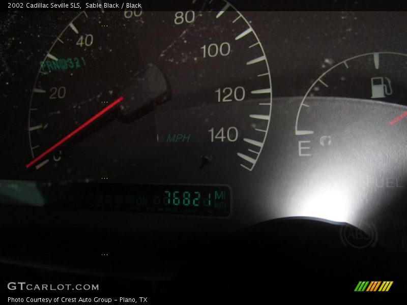 Sable Black / Black 2002 Cadillac Seville SLS