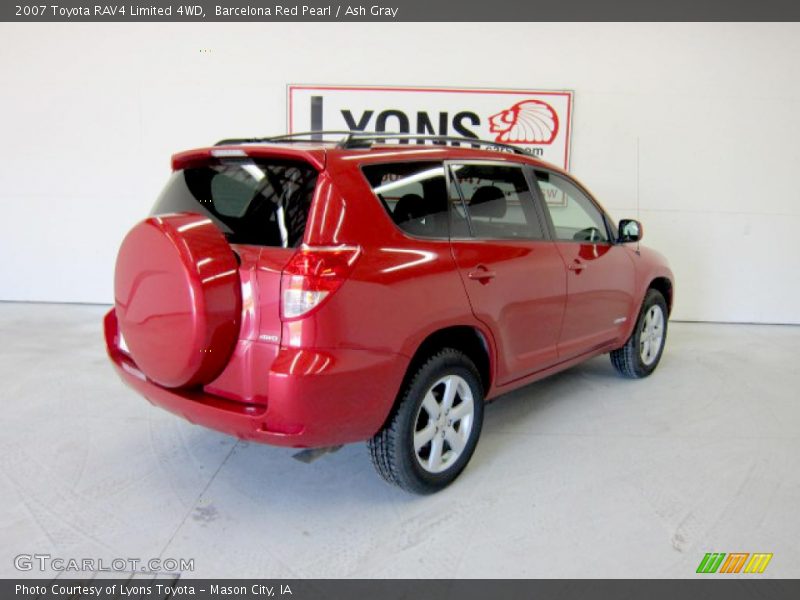 Barcelona Red Pearl / Ash Gray 2007 Toyota RAV4 Limited 4WD