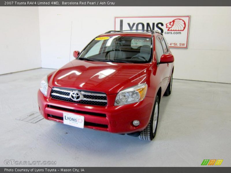 Barcelona Red Pearl / Ash Gray 2007 Toyota RAV4 Limited 4WD