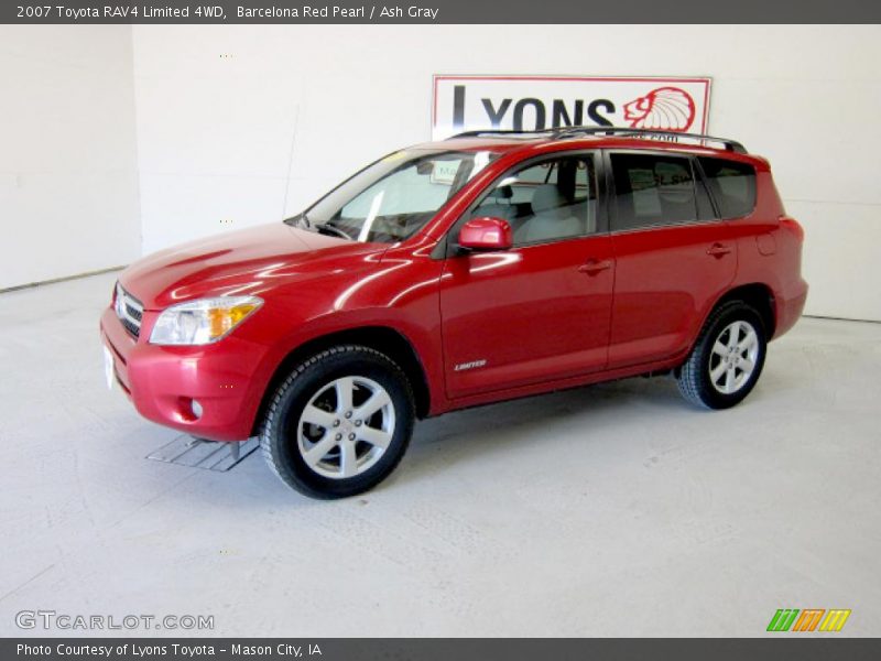 Barcelona Red Pearl / Ash Gray 2007 Toyota RAV4 Limited 4WD