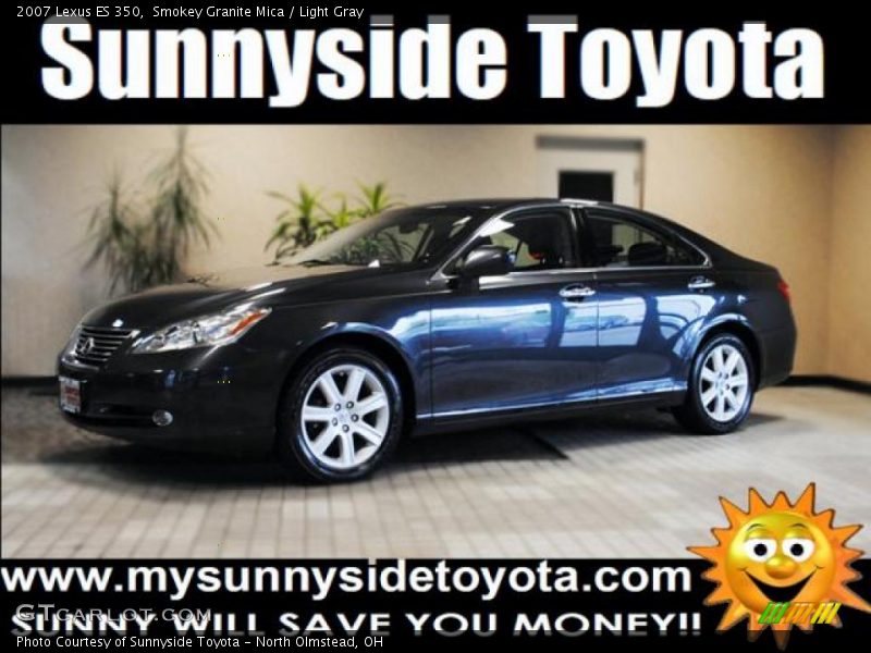 Smokey Granite Mica / Light Gray 2007 Lexus ES 350