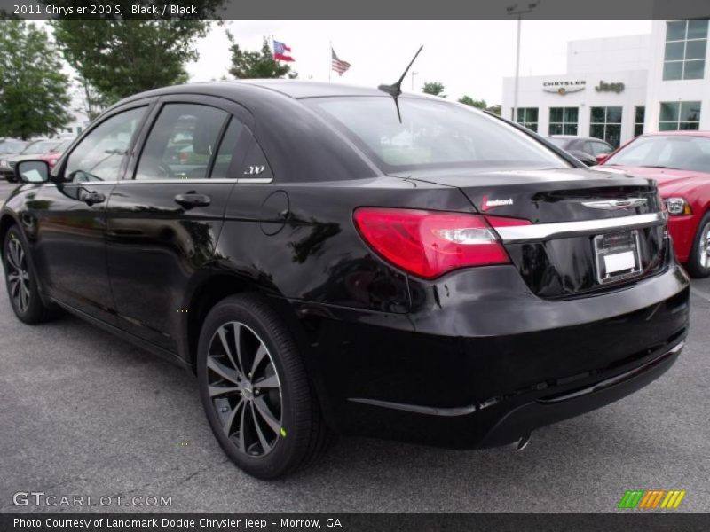 Black / Black 2011 Chrysler 200 S