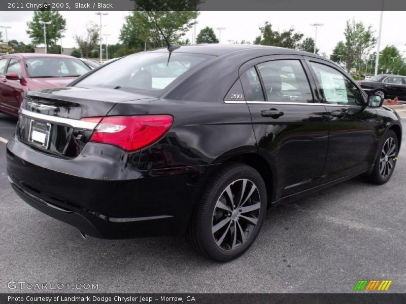 Black / Black 2011 Chrysler 200 S