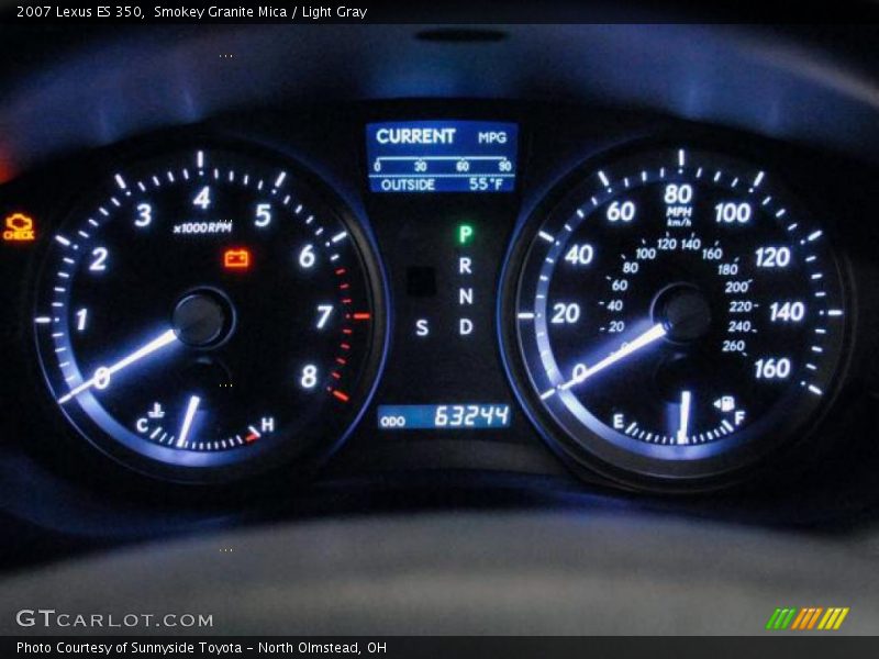 Smokey Granite Mica / Light Gray 2007 Lexus ES 350